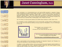 Tablet Screenshot of janetcunningham.com